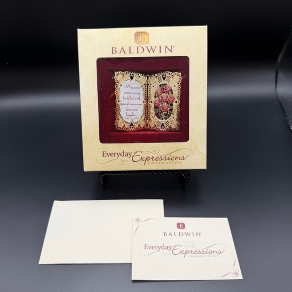 Baldwin Everyday‎ Expressions Anniversary Ornament New